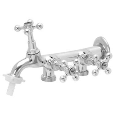 Imagem de Torneira Tanque 3 Saídas Maquina Tanquinho Metal C33