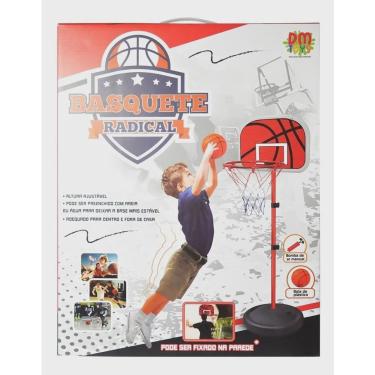 Imagem de Basquete Radical Tabela Ajustável Kit Completo Dm Toys DMT5091