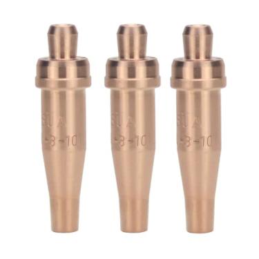 Imagem de SÜA® - (pacote com 3) SÜA® - Ponta de corte de acetileno 3-101 - compatível com maçaricos Victor. Tamanhos: 000, 00 e 0 (SÉRIE DE PONTA PEQUENA)