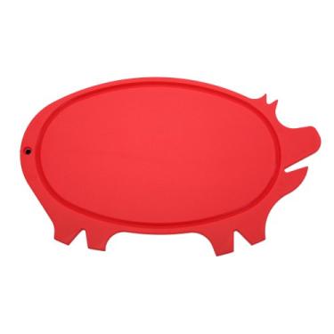 Imagem de Linden Sweden Tábua de corte em forma de porco (vermelh