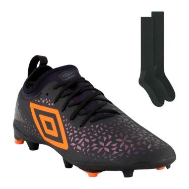 Imagem de Kit Chuteira Campo Umbro Adamant Club + Meião-Masculino