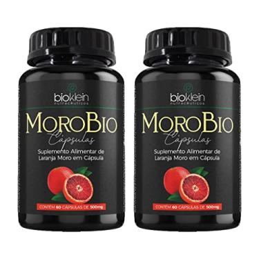 Imagem de Kit 2 Laranja Moro 500mg Morobio Morosil Alto Teor Antocianinas 60 Cápsulas Bioklein