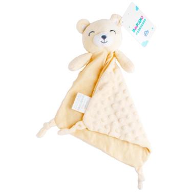 Imagem de Naninha Bebê Urso com Textura Amarelo - Pimpolho