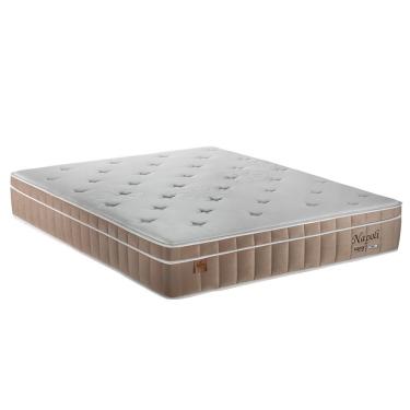 Imagem de Colchão de Molas Queen Sono Design Napoli 158X198 - Branco/Marrom