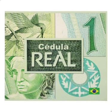Imagem de Folder Encarte para Cédula de 1 Real Descritivo