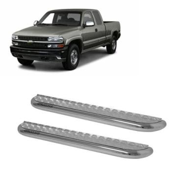 Imagem de Estribo Silverado 1997 1998 1999 2000 2001 Cromado - CCF