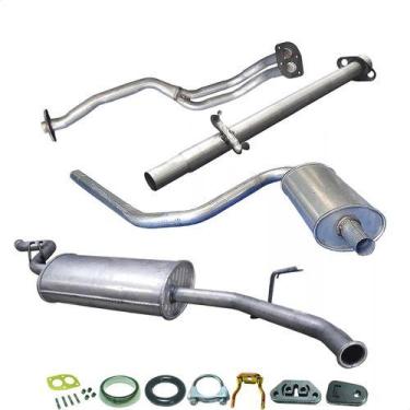 Imagem de Escapamento Completo Fiorino Uno 1.3 8v 1988 1989 1991 - ScapJá