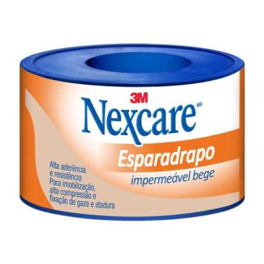 Imagem de Esparadrapo Impermeável Nexcare Bege 25mm x 3m com 1 Unidade