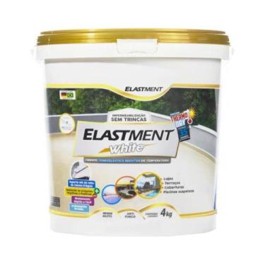 Imagem de Cimento Elástico Redutor De Temperatura White - Elastment, 4Kg