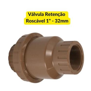 Imagem de Válvula De Retenção/Pé com Crivo (Roscável ou Soldável) 3/4, 1", 1 1/2