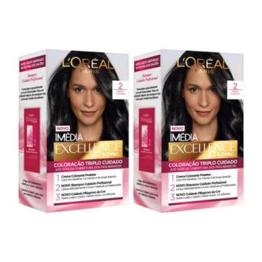 Imagem de Coloraçao Imedia 2 Preto Classico - Kit Com 2Un - Imédia