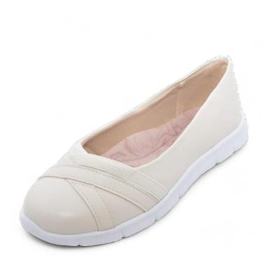 Imagem de Sapatilha Feminina Moleca E.V.A REF: 5810102 NAPA, 37, Branco off