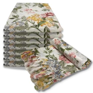 Imagem de Manta Xale Para Sofá Decorativa Jacquard Medalhão Dupla Face - MUMUDEC