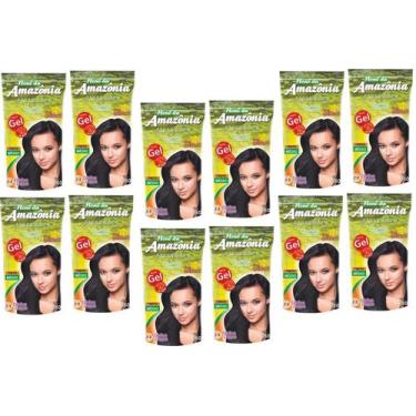 Imagem de Hene em gel amazonia 180gr pouch preto medido (preto natural) - DIVINA