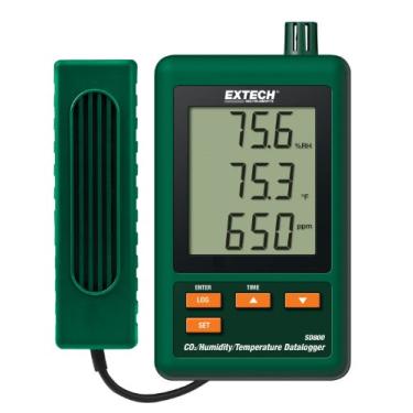 Imagem de Extech SD800 CO2, data de umidade e temperatura