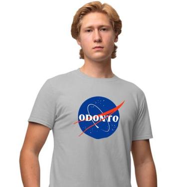 Imagem de Camisa Camiseta Masculina Estampada Nasa Odonto 100% Algodão Fio 30.1 