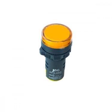 Imagem de Sinaleiro Jng ''Led'' Plastico Ad16-22 220V Laranja 52072 - Kit C/10, 