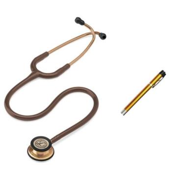 Imagem de Kit Estetoscópio Littmann Classic lll + Lanterna Clínica  - Cores Vari