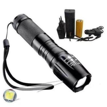 Imagem de Lanterna Tatica Police Militar T6 com Bateria Recarregavel - B Max