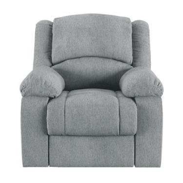 Imagem de Poltrona do Papai Reclinável Sala de Cinema Barcelona Manual Linho Cin