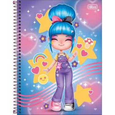 Imagem de Caderno Universitário Espiral Capa Dura 1 Matéria La Liz 80 Folhas - T