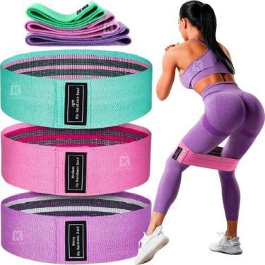 Imagem de Kit Mini Band 3 Faixa Terabander Extensor Superband Elástico - REIS VA