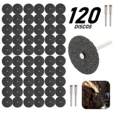 Imagem de 120x Disco Reforçado 32mm De Cortar P/ Micro Retifica Dremel - E-San