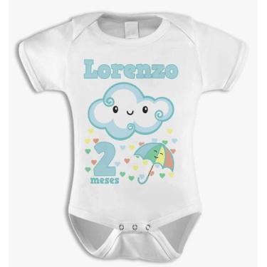 Imagem de Body infantil sublimado (mesversario) - Kupas confecções, 250g, M