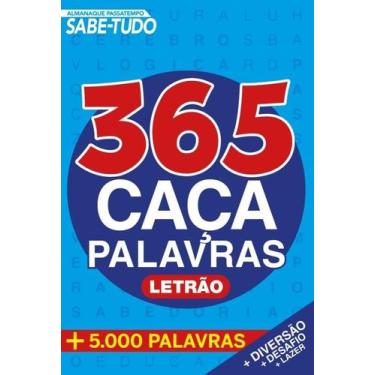 Imagem de Revista Passatempo Sabe Tudo 365 Caça Palavras