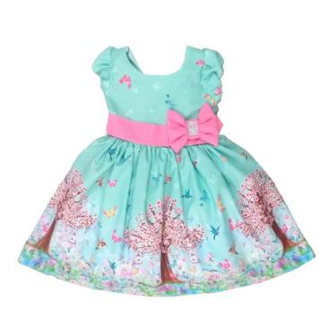 Imagem de Vestido Jardim Encantado Verde Temático Festa Infantil - Atelie Iza Ro