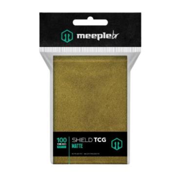 Imagem de Sleeve Shield Tcg Matte: Ouro - Meeple Br