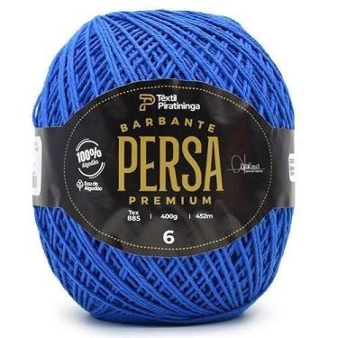 Imagem de Barbante Persa Premium nº 6 400g - Têxtil Piratininga, 02 AZUL ROYAL