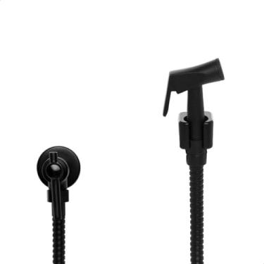 Imagem de SOFTINOX Ducha Higiênica Completa Redonda C61 Preto Fosco Black Matte