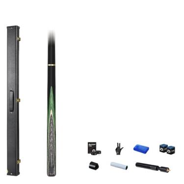 Imagem de Taco de Sinuca de Madeira Ash - Para Partidas de Bilhar de Alta Precisão (Taco de sinuca + acessórios + caixa de tacos A, 10MM)