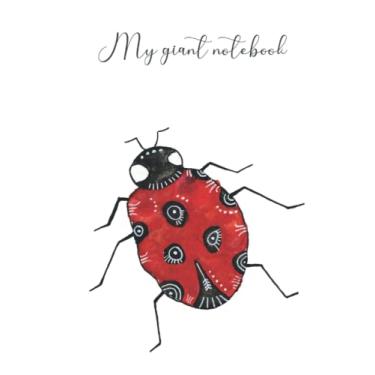 Imagem de My giant notebook: lined ladybug giant notebook journal with 550 pages for all important notes and reminders in format 6x9 inch