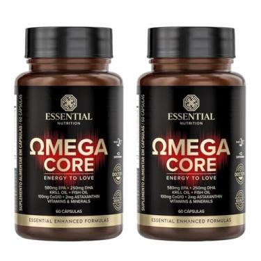 Imagem de Kit 2x Omega Core Ômega 3 + CoQ10 Essential Nutrition 60 Cápsulas