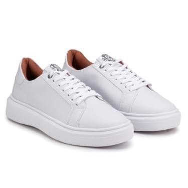 Imagem de Sapatenis Tenis Casual Masculino Original Adulto (Branco, BR, Adulto, Numérico, 43)