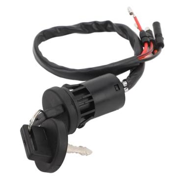 Imagem de Interruptor de Ignição Com Chave 35100-HM5-671 para Fourtrax 4x4 1990-2000, Interruptor de Chave de Ignição do Motor à Prova d'água, Substituição Direta Com 2 Chaves