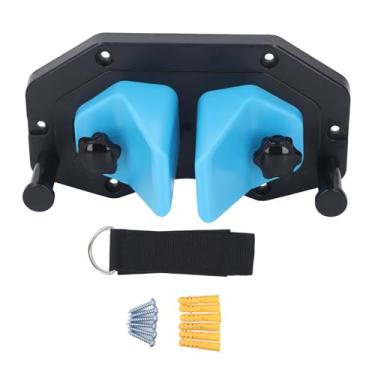 Imagem de Rack de Parede de Esqui Com Travamento por Gravidade, Suporte Universal de Montagem Em Parede para Snowboard ABS que Economiza Espaço para Solução de Armazenamento Versátil Com