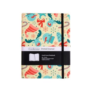 Imagem de Caderno de Natal B6 Bala Pontilhado Bolso Interno Elástico 160gsm Capa Dura Dot Grid Notebook (pontilhado)