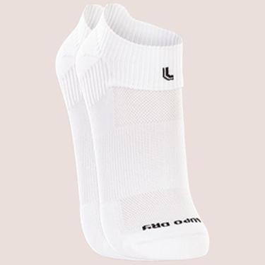 Imagem de Meia Lupo Academia Corrida Cano Curto Baixo Poliamida, Branco, 41 a 44