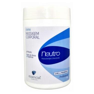 Imagem de Creme Neutro Para Massagem Corporal Profissional Essencial