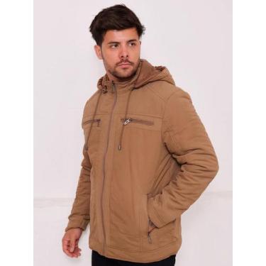 Imagem de Jaqueta Masculina Forrada Frio Intenso Frio Intenso Neve Peluciada Cap