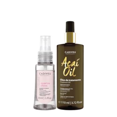 Imagem de Kit Cadiveu Professional Essentials Quartzo Shine Óleo e Açaí Oil 110 (2 produtos)