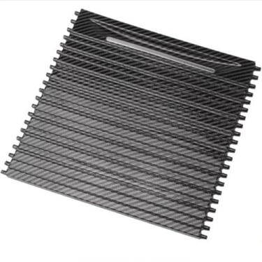 Imagem de Carbon fiber,TPUIZUS 1 Pcs Centro Do Console Interno Do Carro Copa De Água De Bebida Titular Rolo Deslizante Blind Obturador Tampa para BMW X5 X6 F15 F16 51169251973