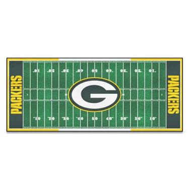 Imagem de Fanmats Green Bay Packers Team RunnerFANMATS 30"x72" 7352