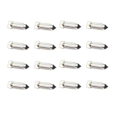 Imagem de Kit de reparo de carburador, peça de agulha flutuante compatível com FZR600 XJ600 YX600 YZF-R6 XS650 XV650 FZ700 FZX700 XJ700 FZ750 FZR750 (16 peças)