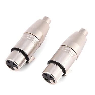 Imagem de XLR para adaptador, XLR para conector, XLR fêmea para adaptador fêmea, adequado para fornecer qualidade de áudio clara e original