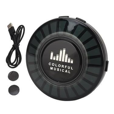 Imagem de Alto-falante de condução óssea colorido universal baixo som estéreo rgb captador tipo c 400mah alto-falante bluetooth para carro casa