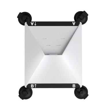 Imagem de Hizmivos Suporte de ventosa Starlink para teto solar, kit de montagem para janelas de carro e tetos solares para instalação segura de teto solar/janela dianteira/traseira, adequado para viagens na